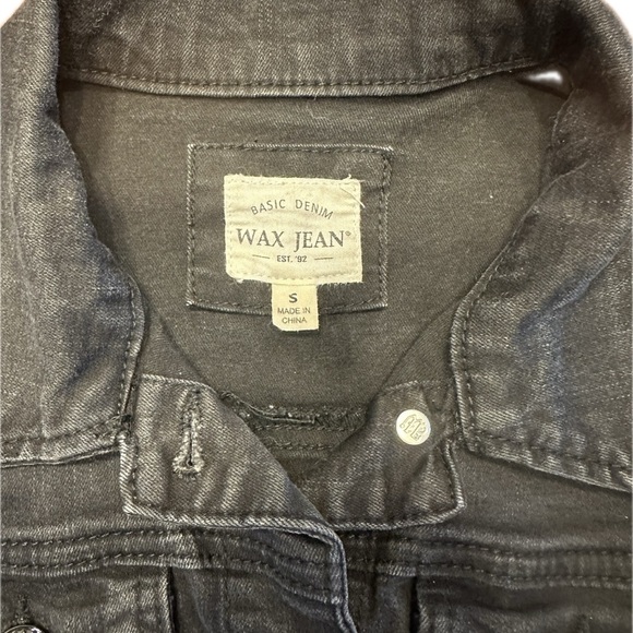 Morgan Wallen upcycled Black Denim Jean Jacket - Picture 6 of 6